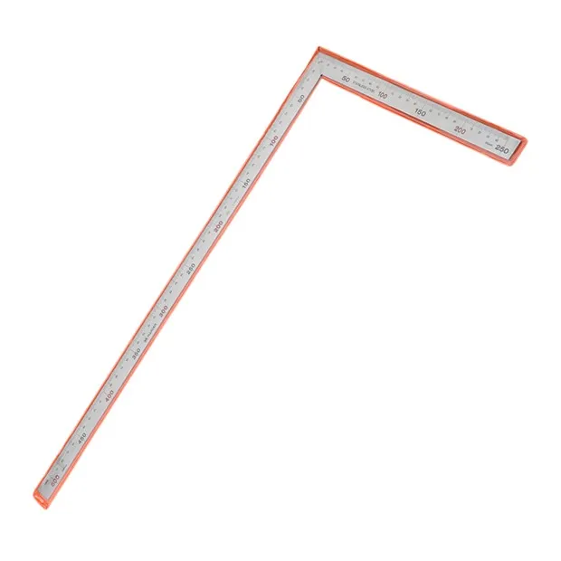 Instrumente de măsurare - Echer metalic gradat 250 x 500 mm Pro  HARDEN