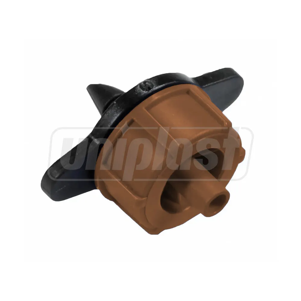 Microirigare. Microțeavă, picurătoare - Emitator cu presiune compensata  D.5  1/4" 15 LPH, 0.8-3.2 bar (maro)  SAB