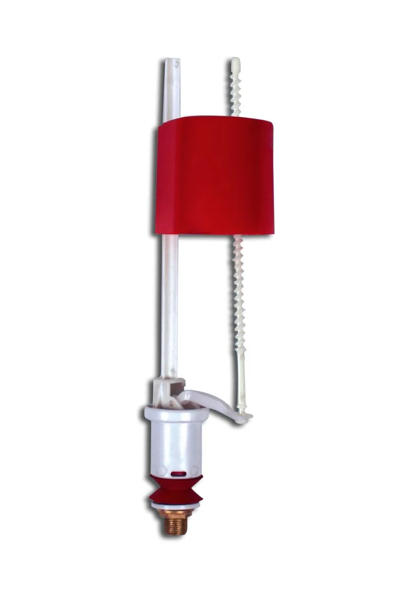 Mecanisme de admisie și evacuare, supape plutitoare pentru diverse rezervoare - Flotor pentru rezervor WC, cap din plastic, cu filet D. 1/2", alimentare verticala  VISAM