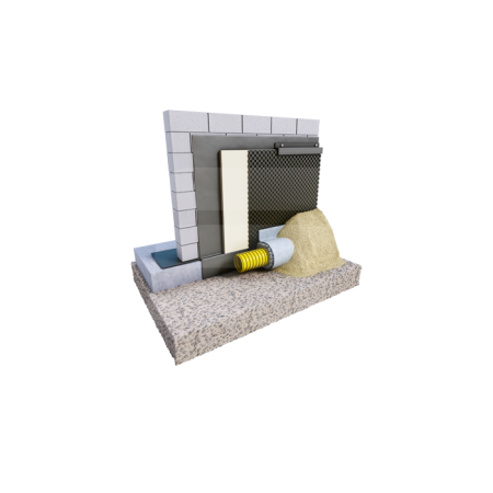 Folia GEO 8 pentru hidroizolare fundații 3m*20m [1]