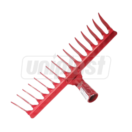 Unelte pentru grădină și agricultură - Grebla 16 dinti, 41 cm combisystem (rosu)