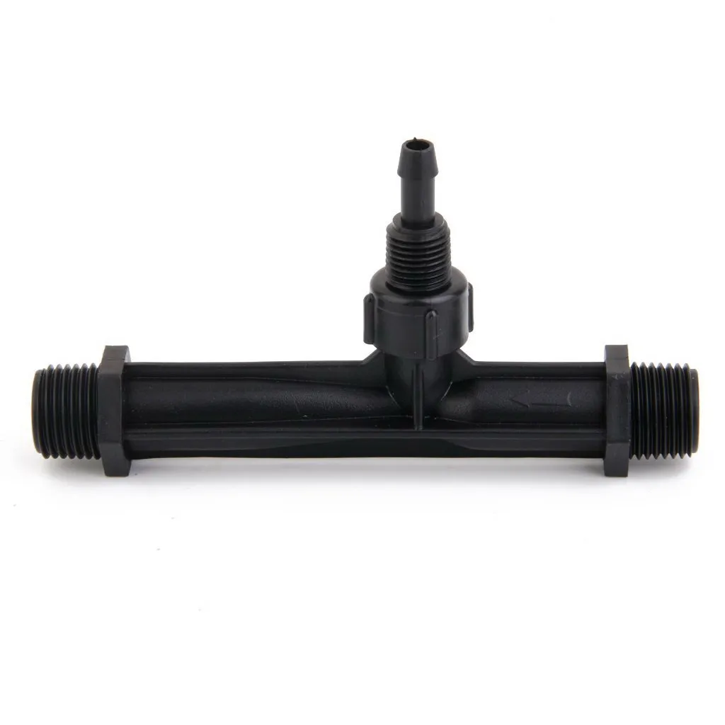 Irigare - Injector D. 1" Venturi Consum: 1.82-6.34 m³/h, 0.7-9.5 bar, putere de aspirare: 34-279 LPH (negru)  UNITAPE