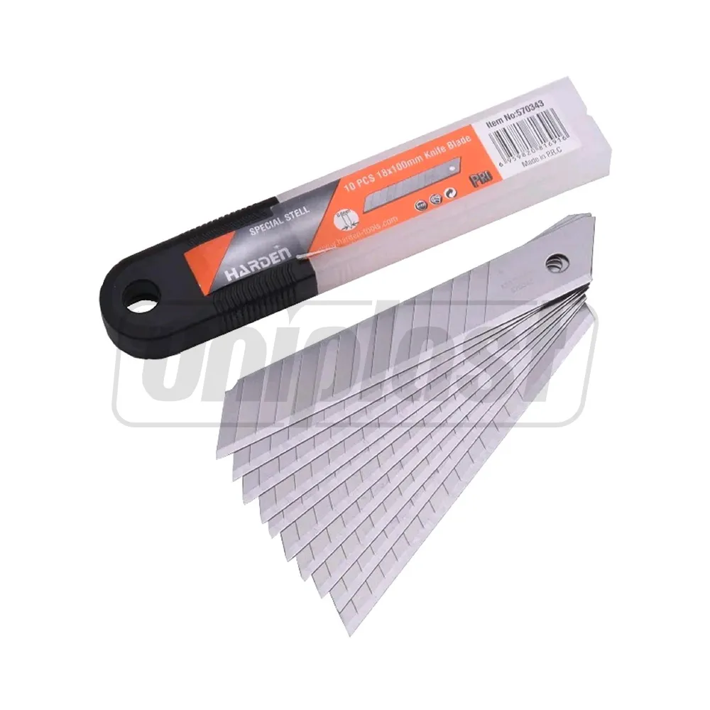 Scule de tăiere - Lame de rezerva pentru cutter 18 x 100 mm (10 lame) Pro  HARDEN