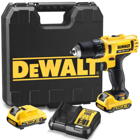Scule pentru instalații electrice - Masina de gaurit-insurubat cu acumulator DCD710D2 Li-lon 10.8V 2buc. x 2Ah 2 viteze  DEWALT
