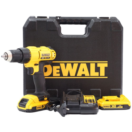 Scule pentru instalații electrice - Masina de gaurit-insurubat cu acumulator DCD771D2 Li-lon 18V 2buc. x 2Ah 2 viteze  DEWALT