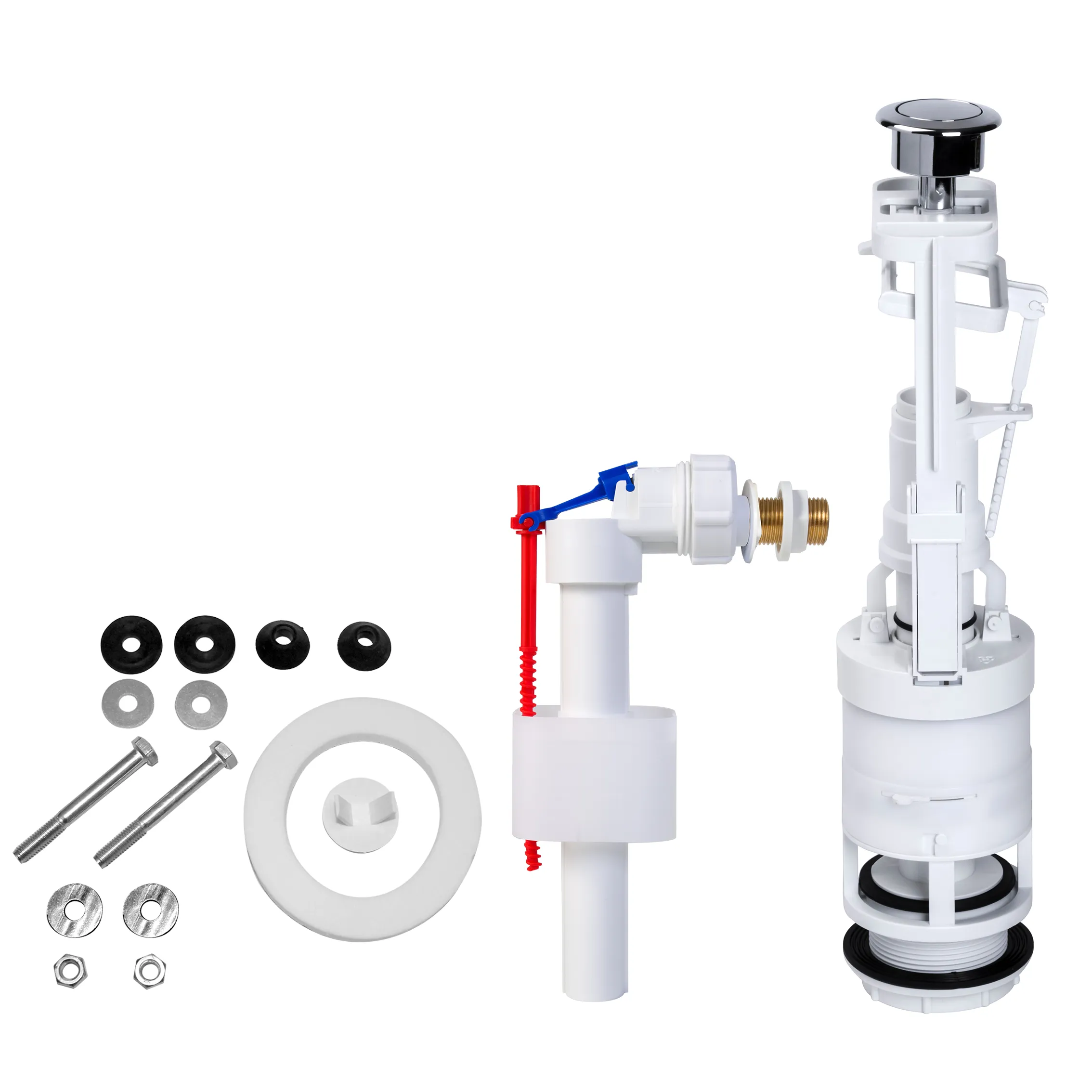 Instalații sanitare - Mecanism complet pentru rezervor monobloc cu un buton, D. 1/2" filet cupru STY-733-R  STYRON