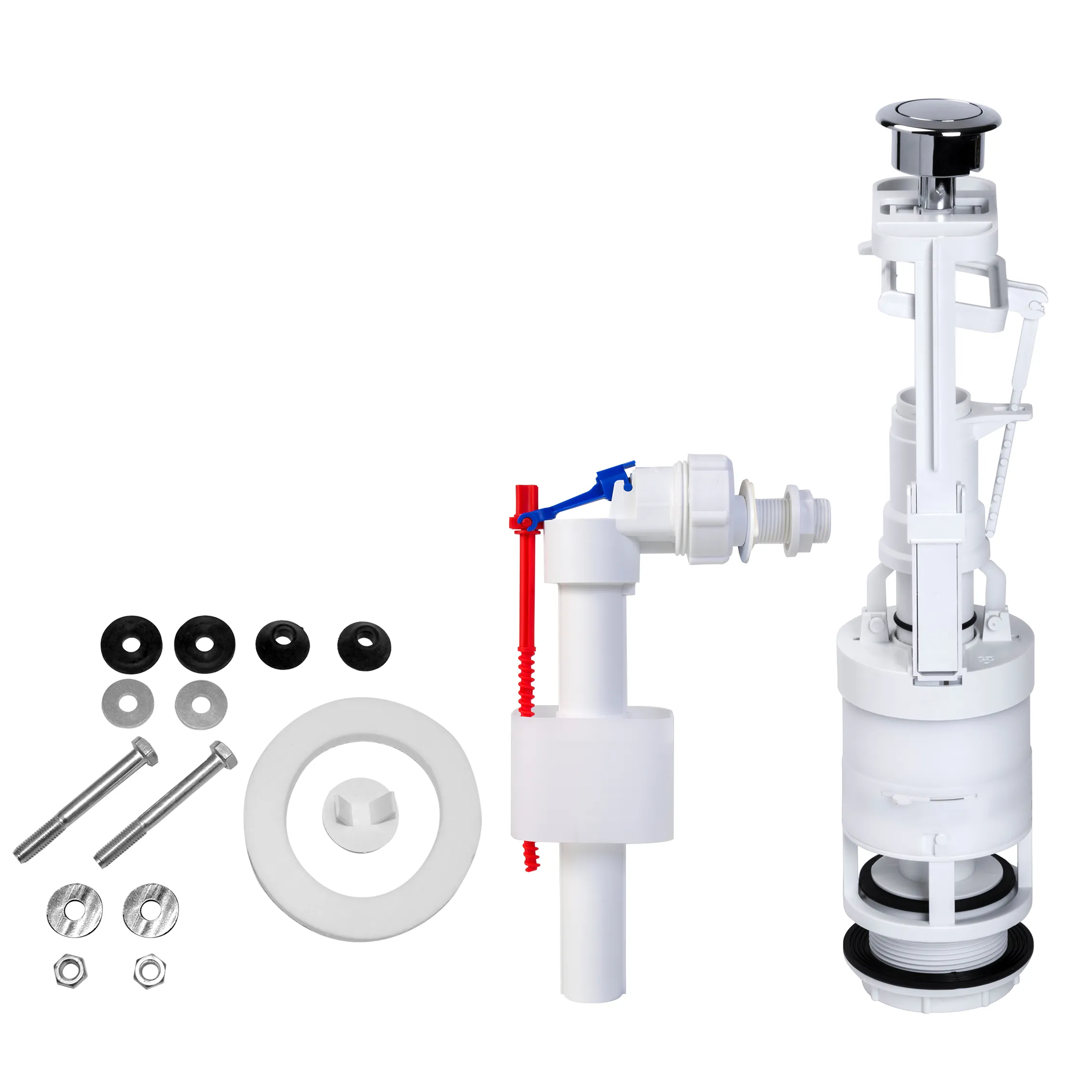 Instalații sanitare - Mecanism complet pentru rezervor monobloc cu un buton, D. 1/2" filet plastic STY-733-M  STYRON