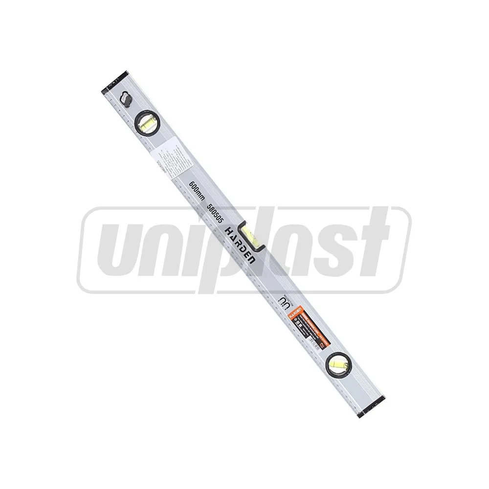 Instrumente de măsurare - Nivela din aluminiu cu magnet  60 cm, 24", 3 capsule  HARDEN