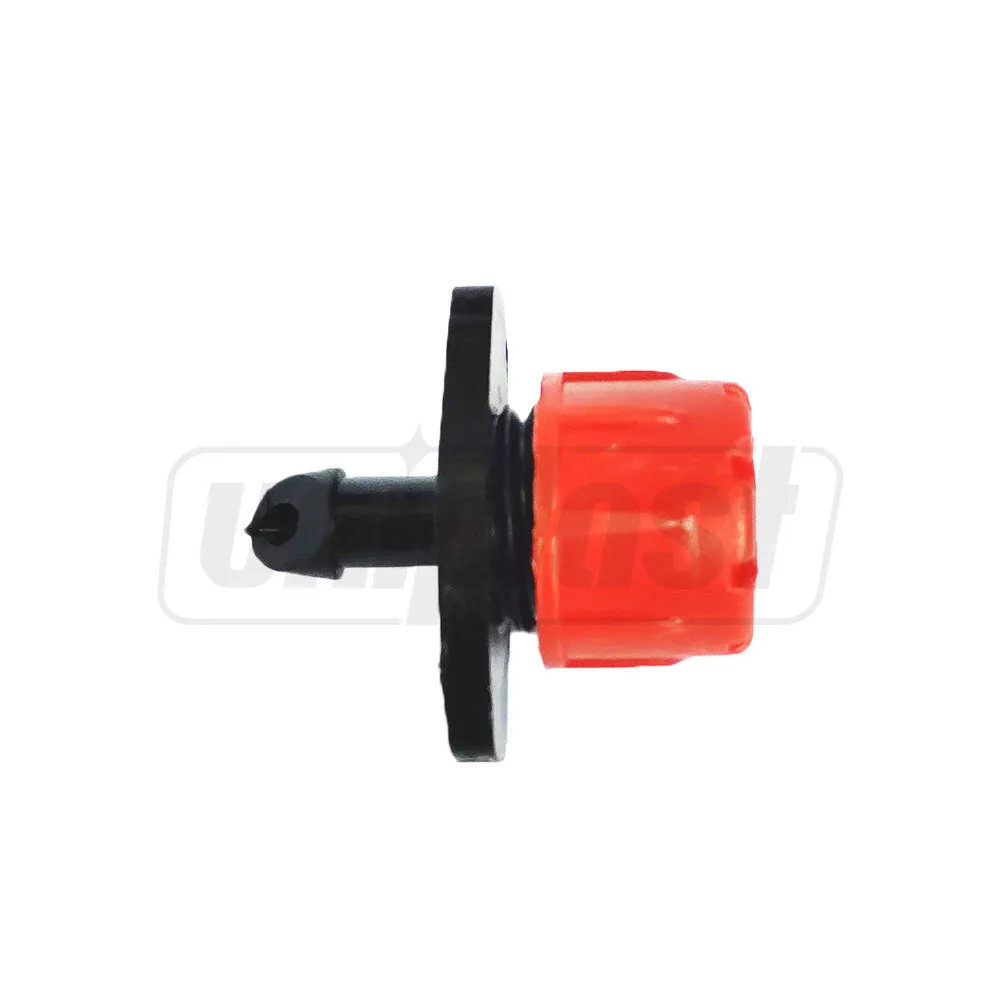 Accesorii pentru irigare - Picurator ardas reglabil D. 1/4" 0-70 LPH (rosu)  UNITAPE