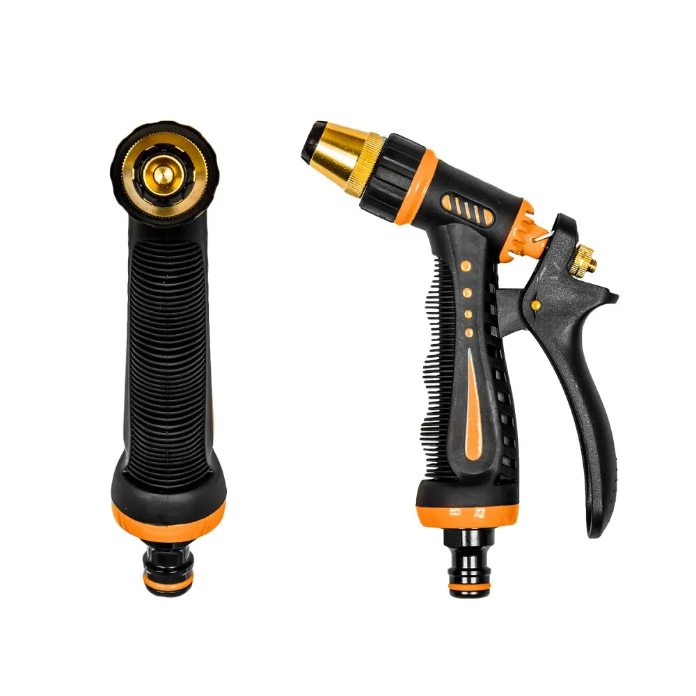 Furtunuri de grădină și accesorii pentru irigare (Cellfast) - Pistol de stropit cu debit reglabil ECO-7205  BRADAS