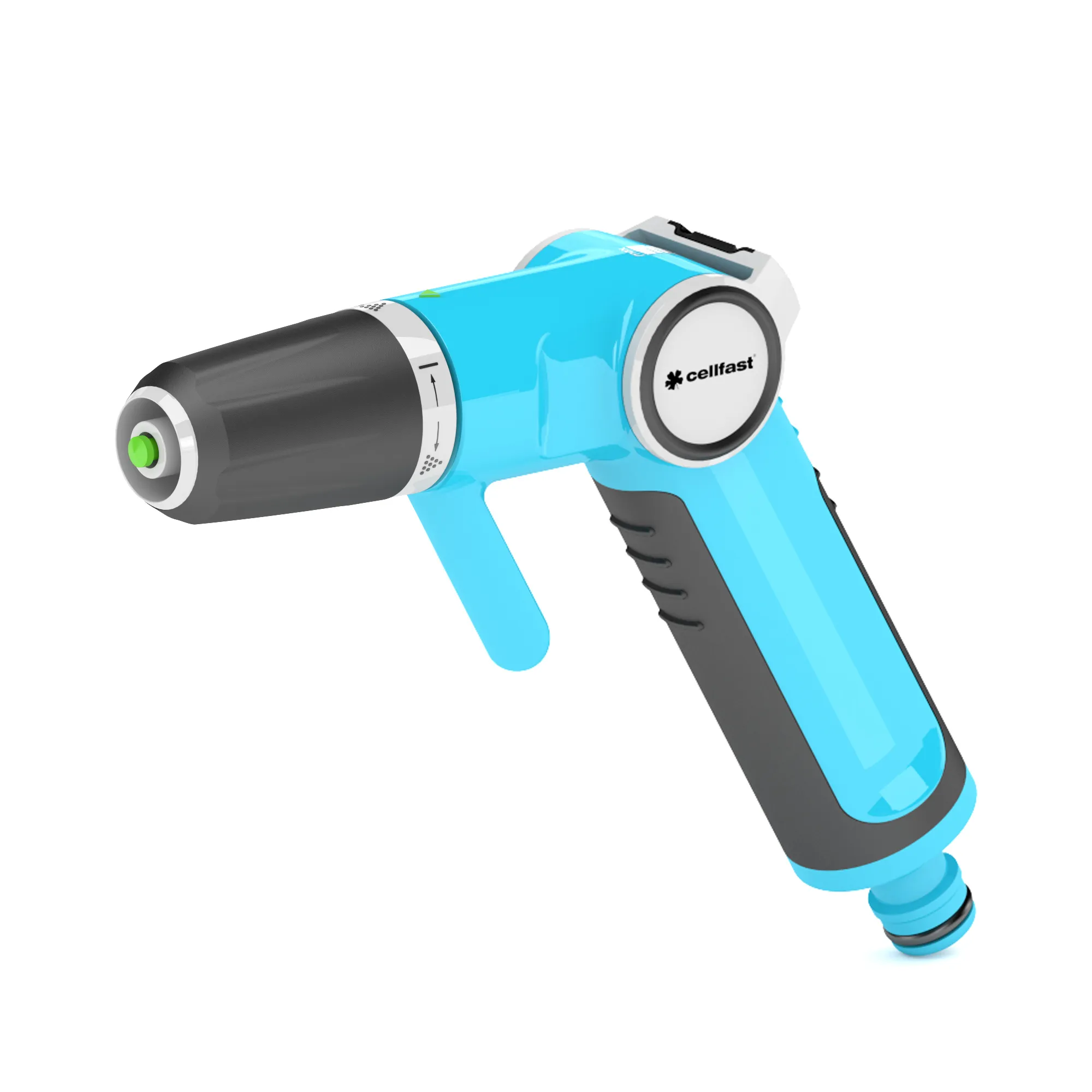 Furtunuri de grădină și accesorii pentru irigare (Cellfast) - Pistol de stropit cu debit reglabil ERGO  CELLFAST