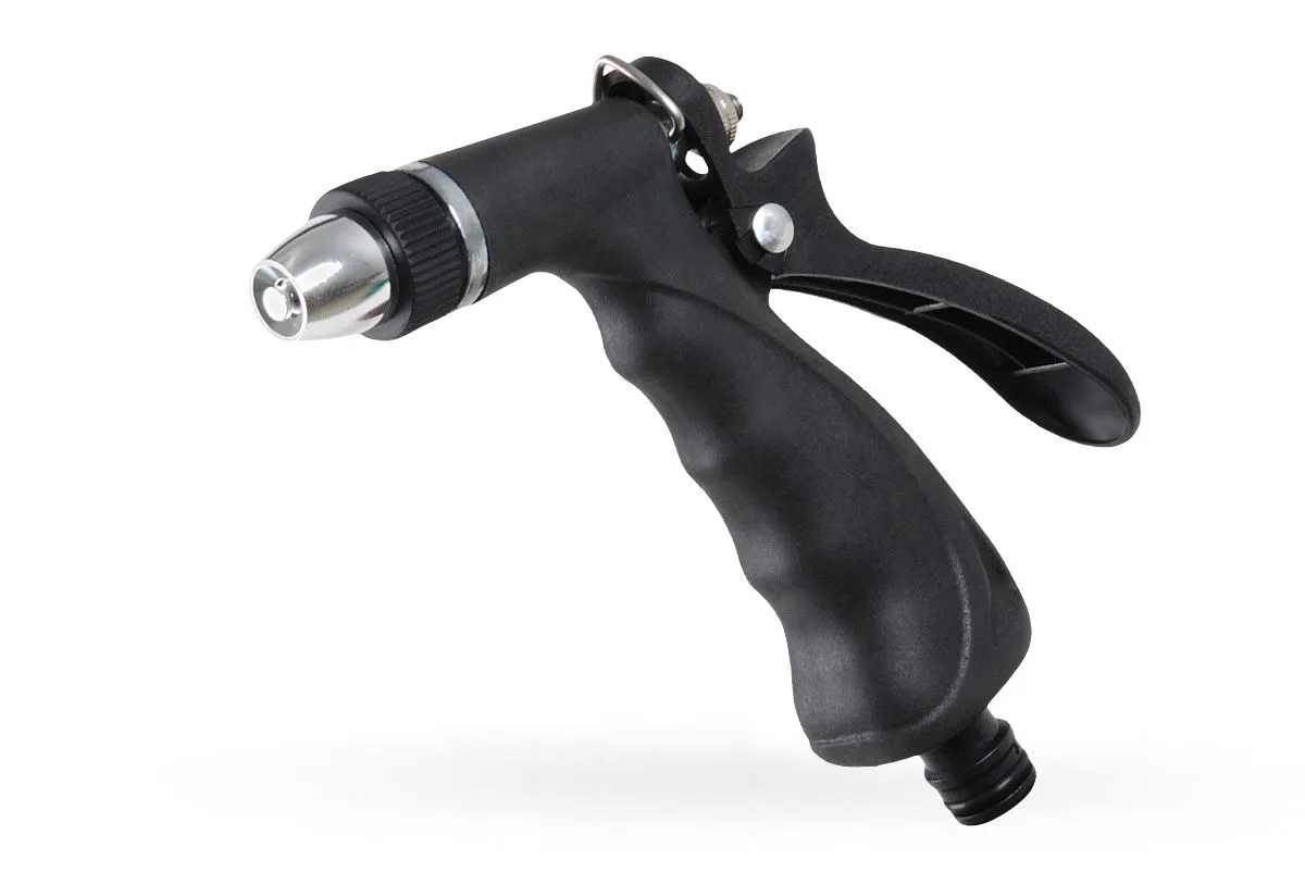 Furtunuri de grădină și accesorii pentru irigare (Cellfast) - Pistol de stropit cu debit reglabil PROFI (negru)  CELLFAST