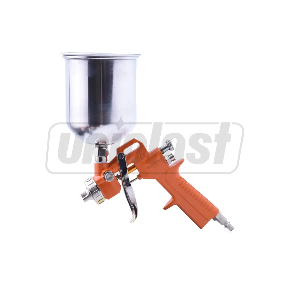 Scule pentru finisaje. Scule de vopsitorie - Pistol de vopsit cu aer comprimat  600 ml, 1/4", 3 kg/cm², 160-240 ml/min Pro  HARDEN