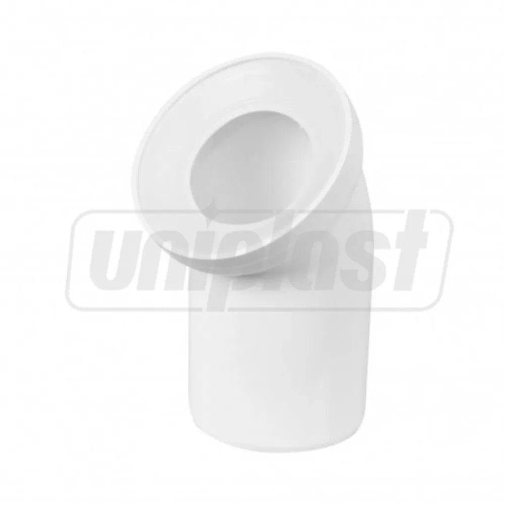 Țevi și fitinguri din polipropilenă (PP) pentru canalizare interioară - Racord WC rigid, cot 45° D.110 W045 PL