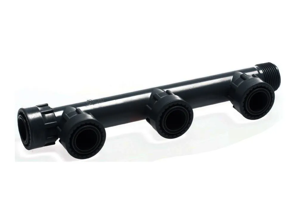 Irigare - Ramificatie-distribuitor D. 1" FI/FE pentru 3 electrovane (irigare)