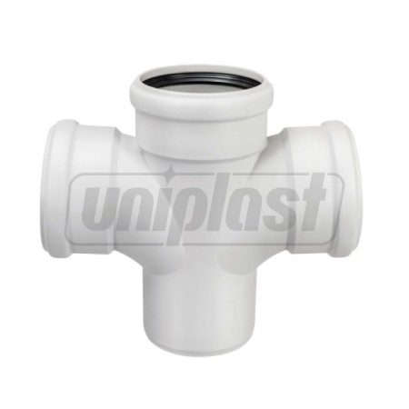 Țevi și fitinguri din PP 3A pentru canalizare silențioasă (SCOLAN, HAKAN) - Ramificatie dubla PP D.110 x 110 / 87(90)° Skolan Safe®  OSTENDORF