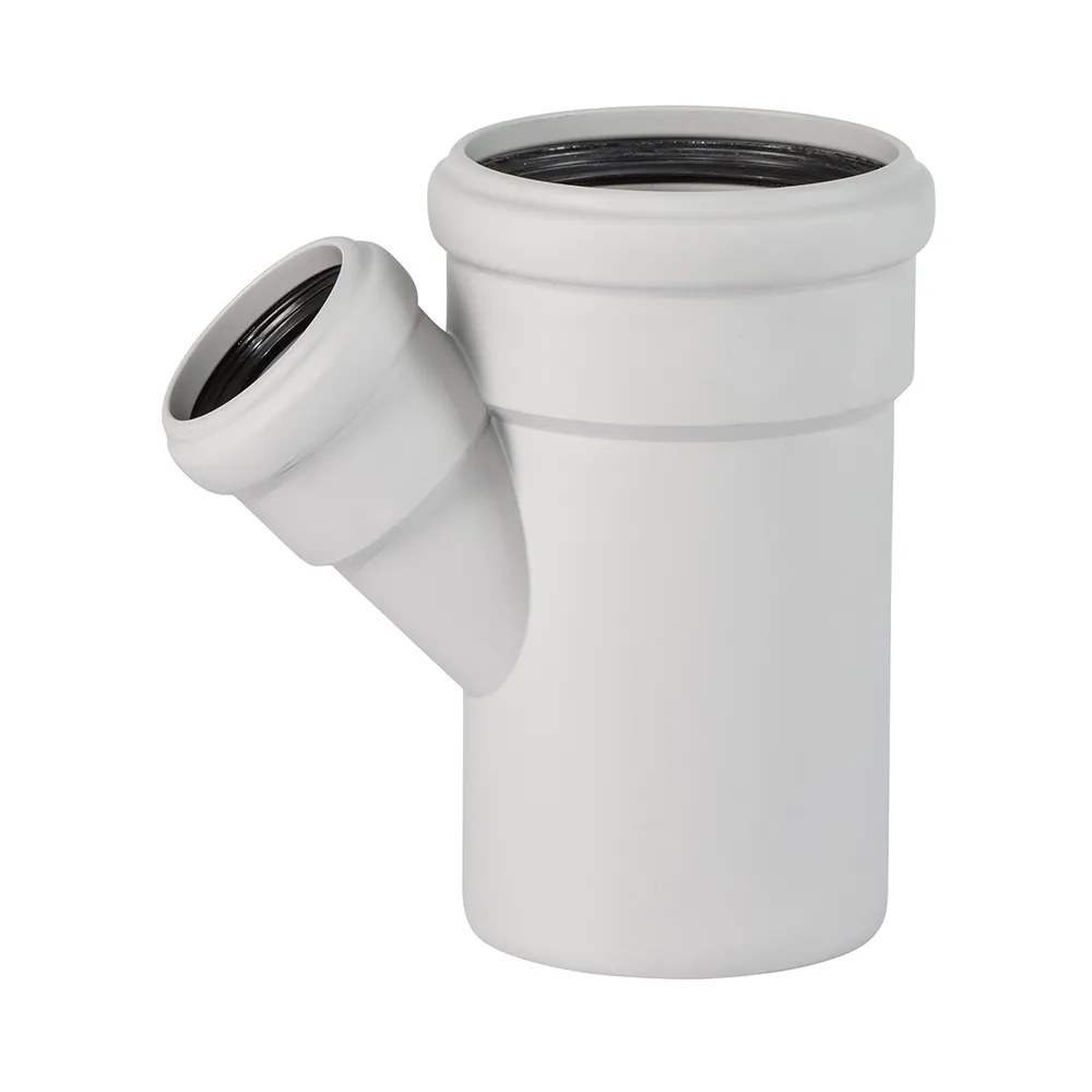 Țevi și fitinguri din PP 3A pentru canalizare silențioasă (SCOLAN, HAKAN) - Ramificatie PP D.110 x 110 / 45° Skolan Safe®  OSTENDORF