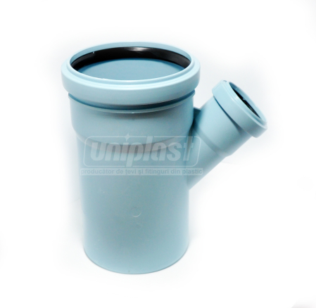 Țevi și fitinguri din PP 3A pentru canalizare silențioasă (SCOLAN, HAKAN) - Ramificatie PP D.110 x 50 / 45° Silenta 3A®  HAKAN +GF+