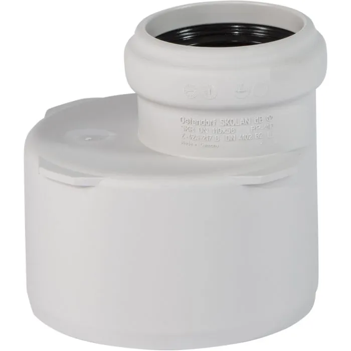 Țevi și fitinguri din PP 3A pentru canalizare silențioasă (SCOLAN, HAKAN) - Reductie PP D.110 x 58 Skolan Safe® Os-335720  OSTENDORF
