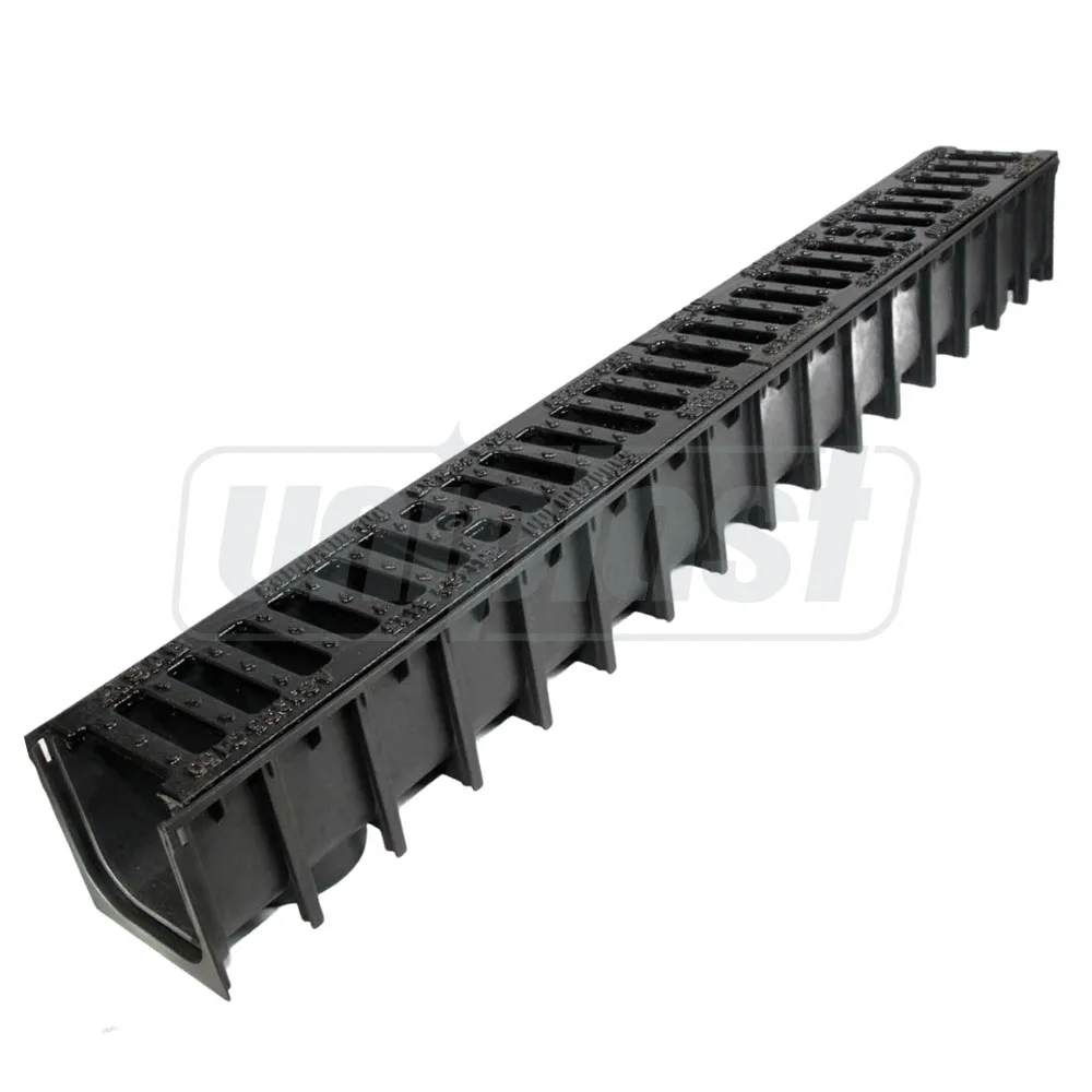 Canalizare - Rigola canalizare PP cu grila din fonta B125 1000x100x100 mm  SAB