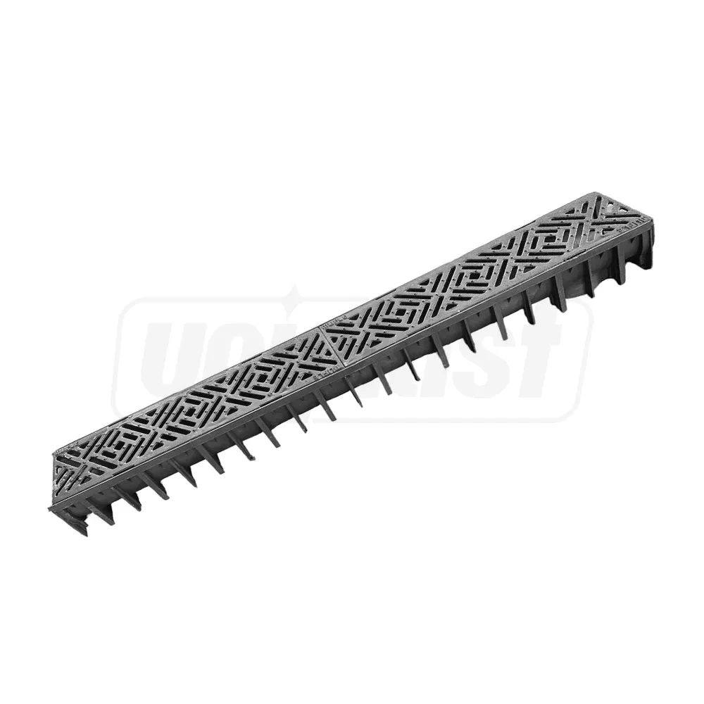 Canalizare - Rigola canalizare PP cu grila din fonta B125 1000x70x100 mm Brooklyn  MUFLESYSTEM