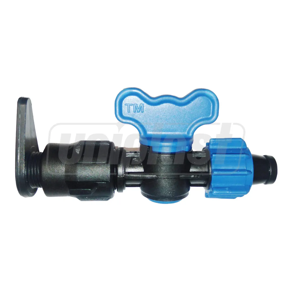 Bandă pentru irigare prin picurare. Fitinguri - Robinet banda + LayFlat 7524+7487 MTS