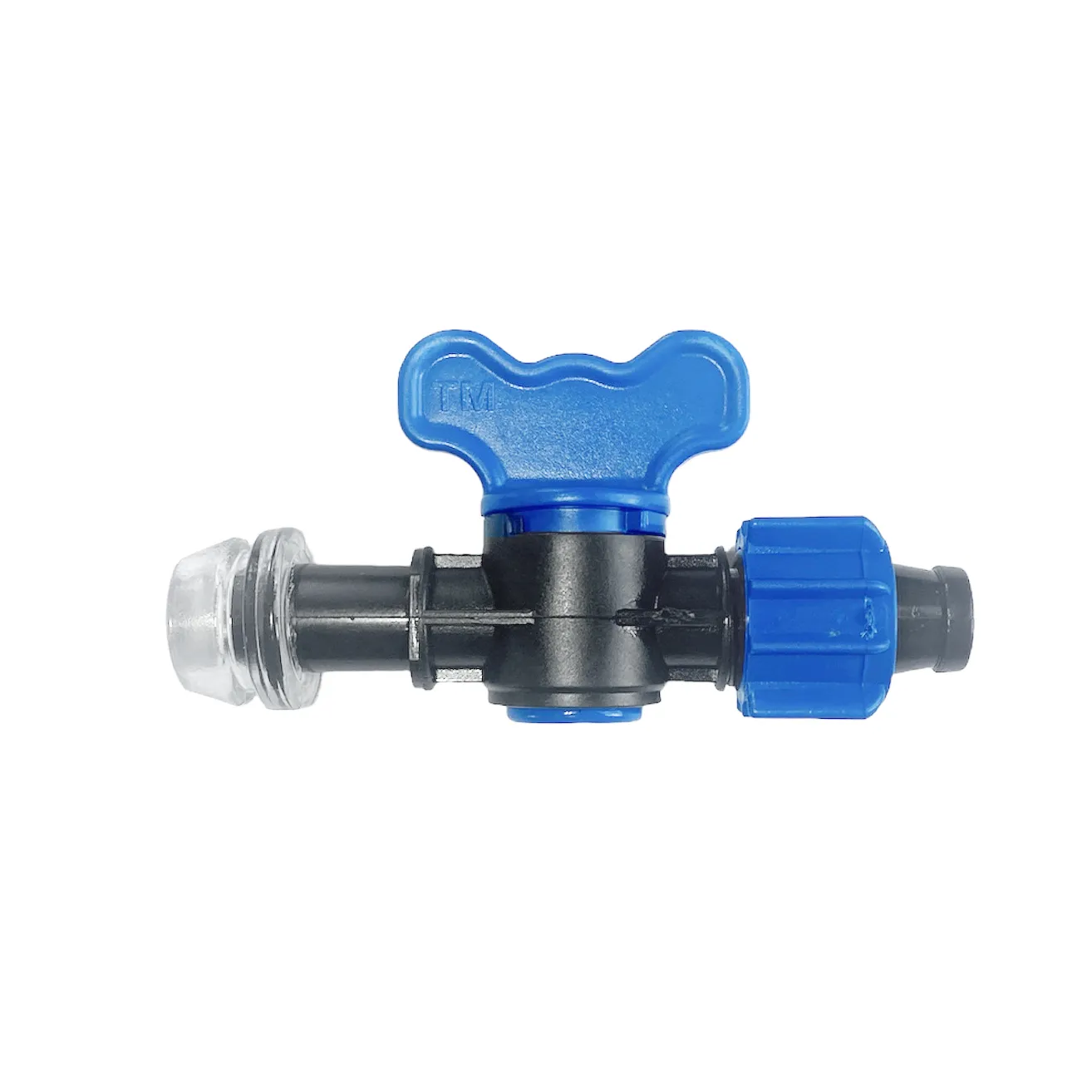 Bandă pentru irigare prin picurare. Fitinguri - Robinet cilindric PE + banda D. 17 (cu garnitura) MTS 7543