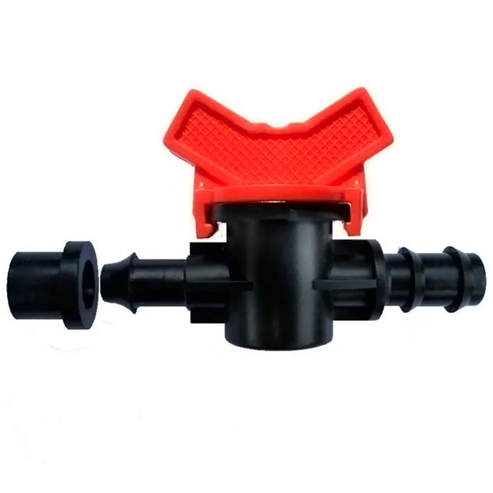 Țeavă pentru irigare prin picurare. Fitinguri - Robinet cilindric PE + tub de picurare D. 16 (cu garnitura siliconata) MTS 7519