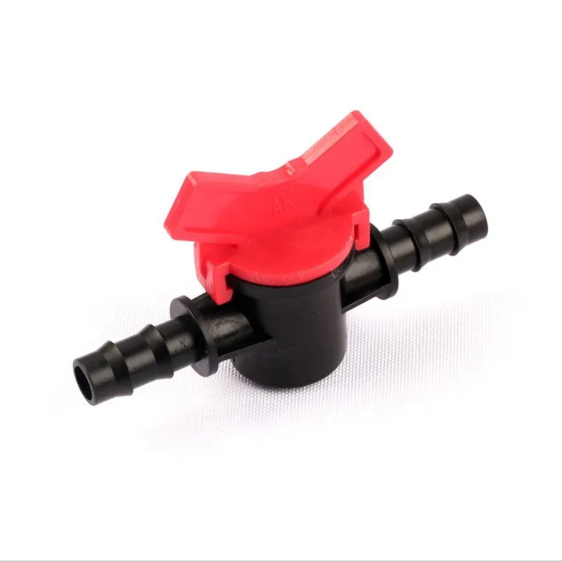 Țeavă pentru irigare prin picurare. Fitinguri - Robinet trecere tub de picurare + tub de picurare D. 16  UNITAPE