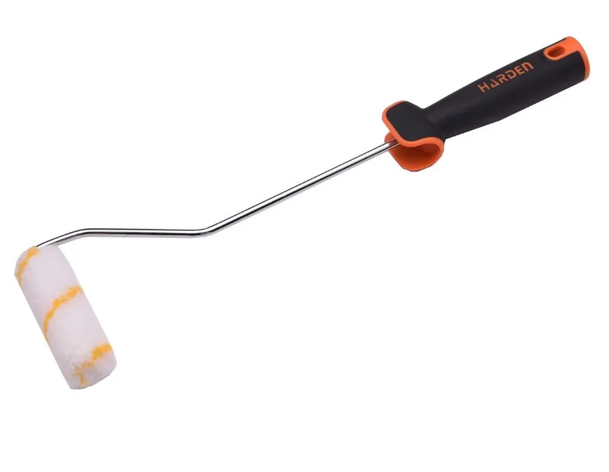 Scule pentru finisaje. Scule de vopsitorie - Rola de trafalet cu maner 4" L=100 mm, W=100 mm Pro  HARDEN