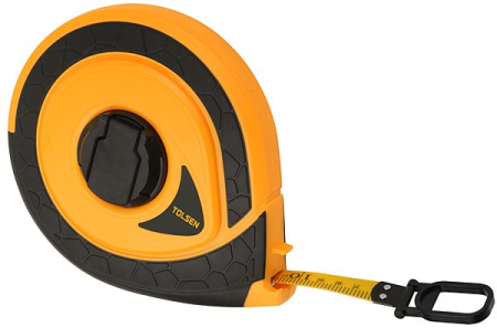 Instrumente de măsurare - Ruleta de masurat cu fixator 20 m x 15 mm Industrial  TOLSEN