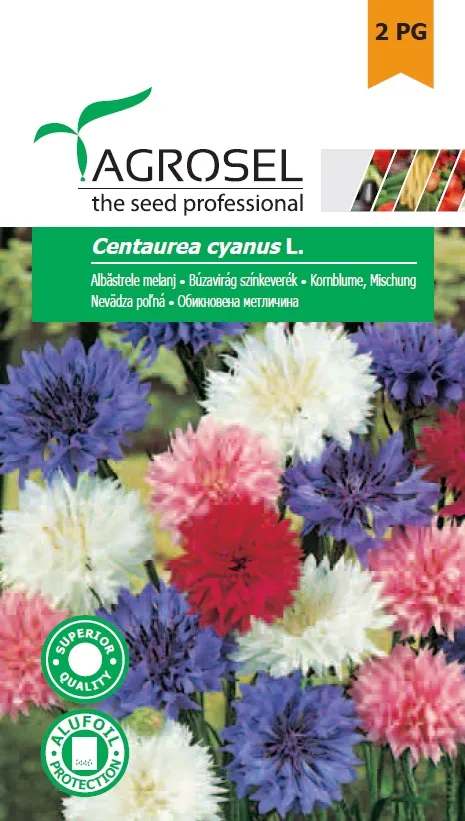 Semințe de legume, flori și tot pentru gazon - Seminte de Albastrele melanj 2 g (1209 30 000)  AS