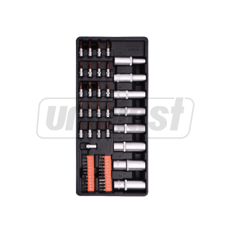 Scule pentru montaj. Șurubelnițe - Set biti si chei tubulare - 51 buc. Pro  HARDEN