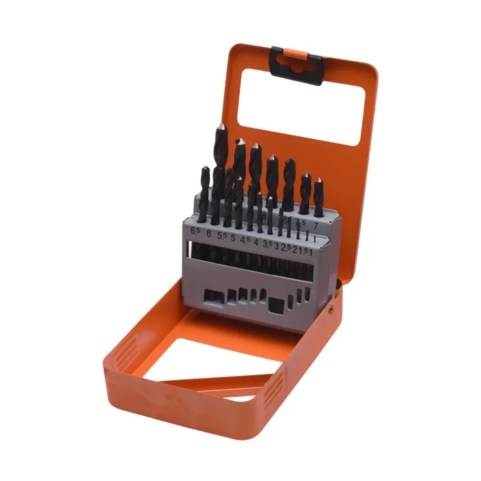 Accesorii pentru scule electrice - Set burghie HSS 1.0-10 mm (19 buc. in set)  HARDEN