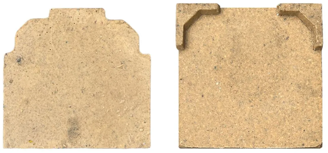 Grile și canale de scurgere; trape de curte din fontă și plastic - Set placa (2 buc.) capat fibrobeton 200x200 mm pentru rigole 1000x200x200 mm (set 1 buc. exterioara + 1 buc. interioara) TR