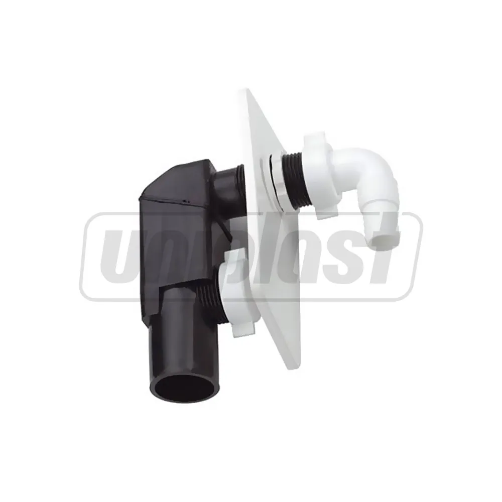 Sifoane și țevi flexibile - Sifon pentru masina de spalat cu montare ascunsa (alb) Art. 300/40  REMER