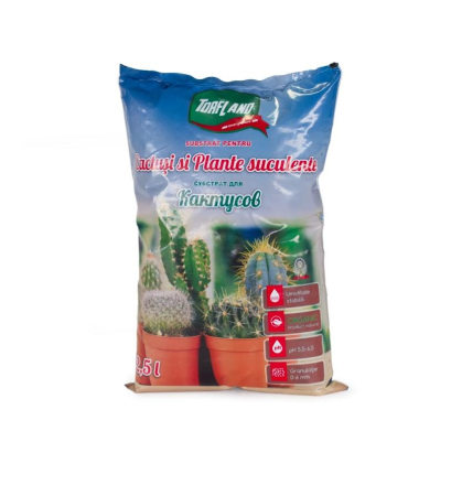 Grădinărit și accesorii - Substrat Turba pentru cactusi 2.5 L  TORFLAND