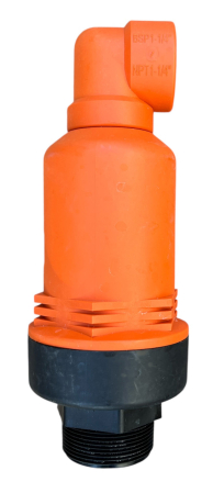 Bandă pentru irigare prin picurare. Fitinguri - Supapa evacuare aer D. 2" FE  SAB