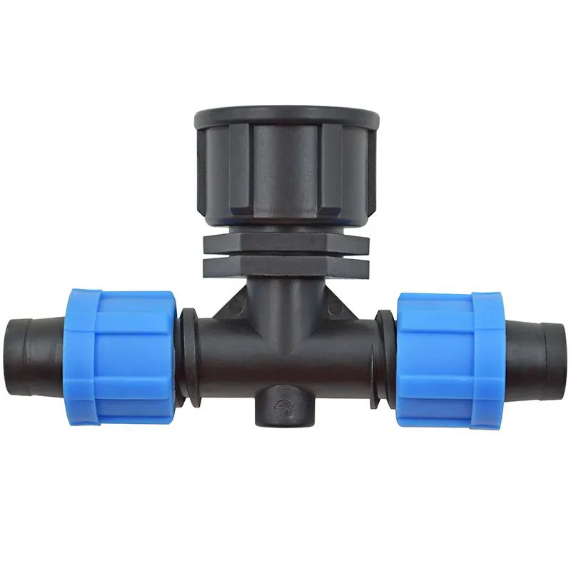 Bandă pentru irigare prin picurare. Fitinguri - Teu pentru banda de picurare D. 17x3/4" FI  UNITAPE