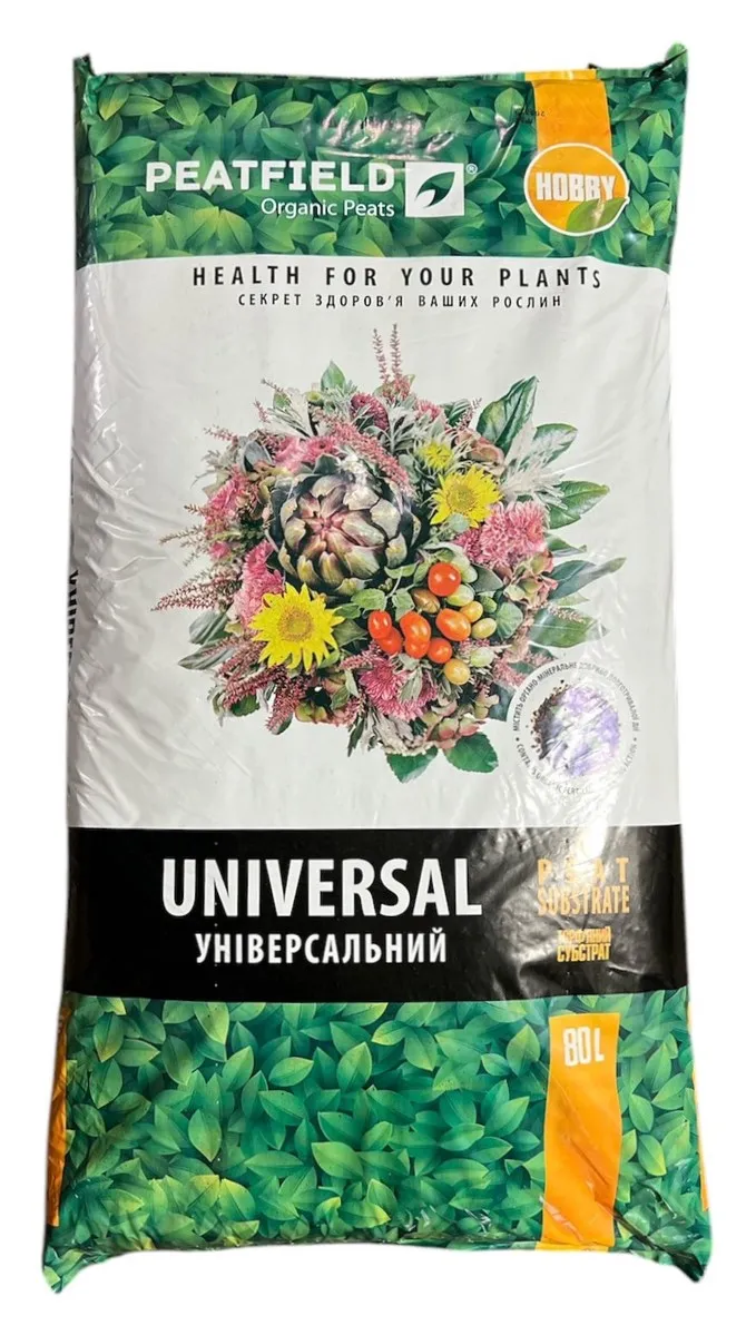 Grădinărit și accesorii - Turba substrat Universala 80 L  HOBBY TL  PEATFIELD