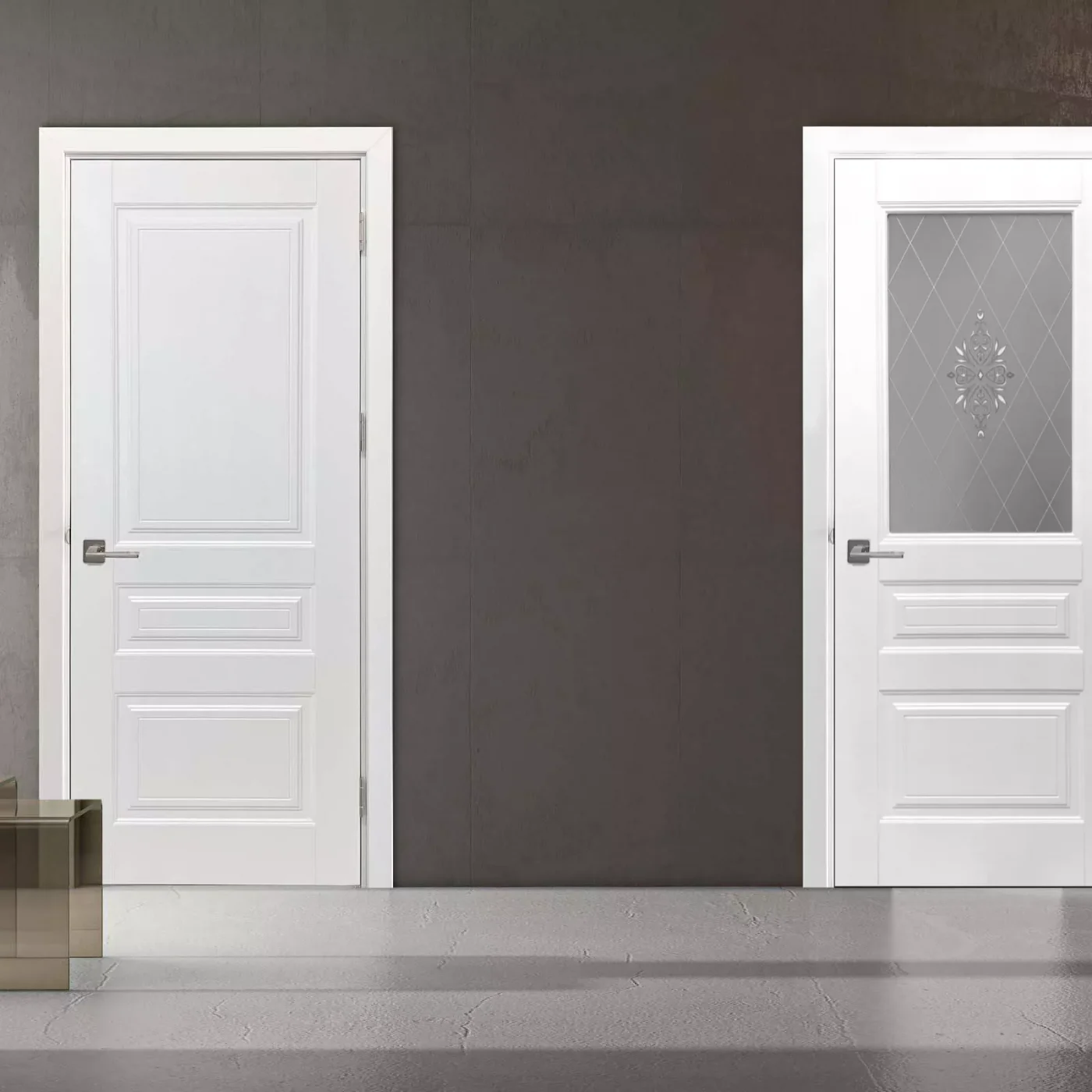 Ușă de interior Retro 70 cm, albă [1]