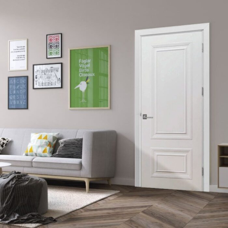 Ușă de interior Ultra BS-4, 80 cm, albă [1]