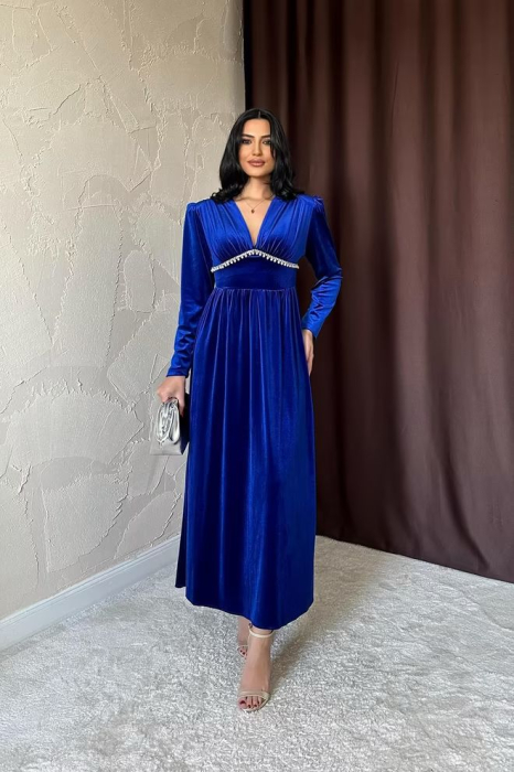 Rochie dama Elisa, albastru regal [2]