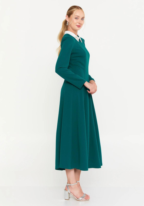 Vefastyle J'arrive, rochie midi, verde [2]