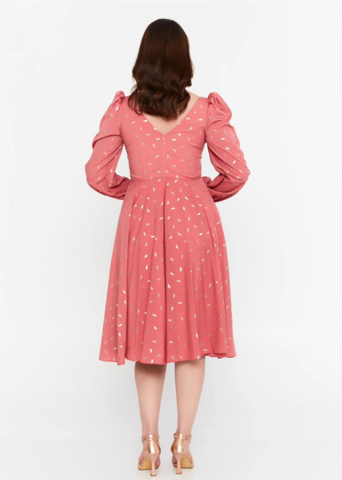 Vefastyle Reyna, rochie midi, pink [4]