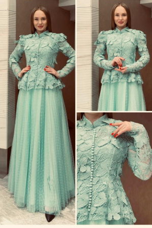 Costume - Costum dama format din doua piese, verde