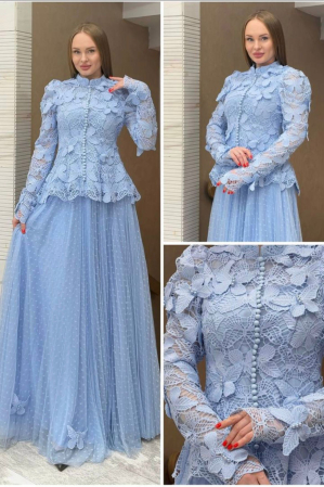 Costume - Costum damaformat din doua piese bleumarin