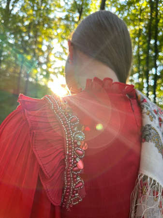 Rochie dama cu voal [1]