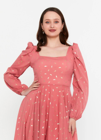 Vefastyle Reyna, rochie midi, pink [1]