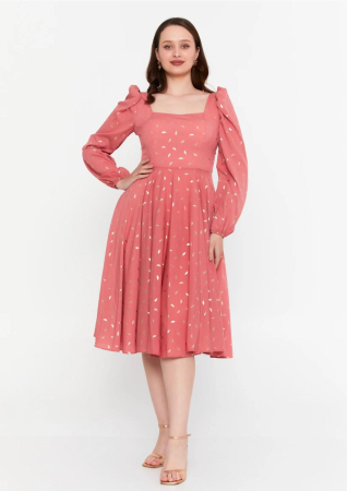 Rochii - Vefastyle Reyna, rochie midi, pink